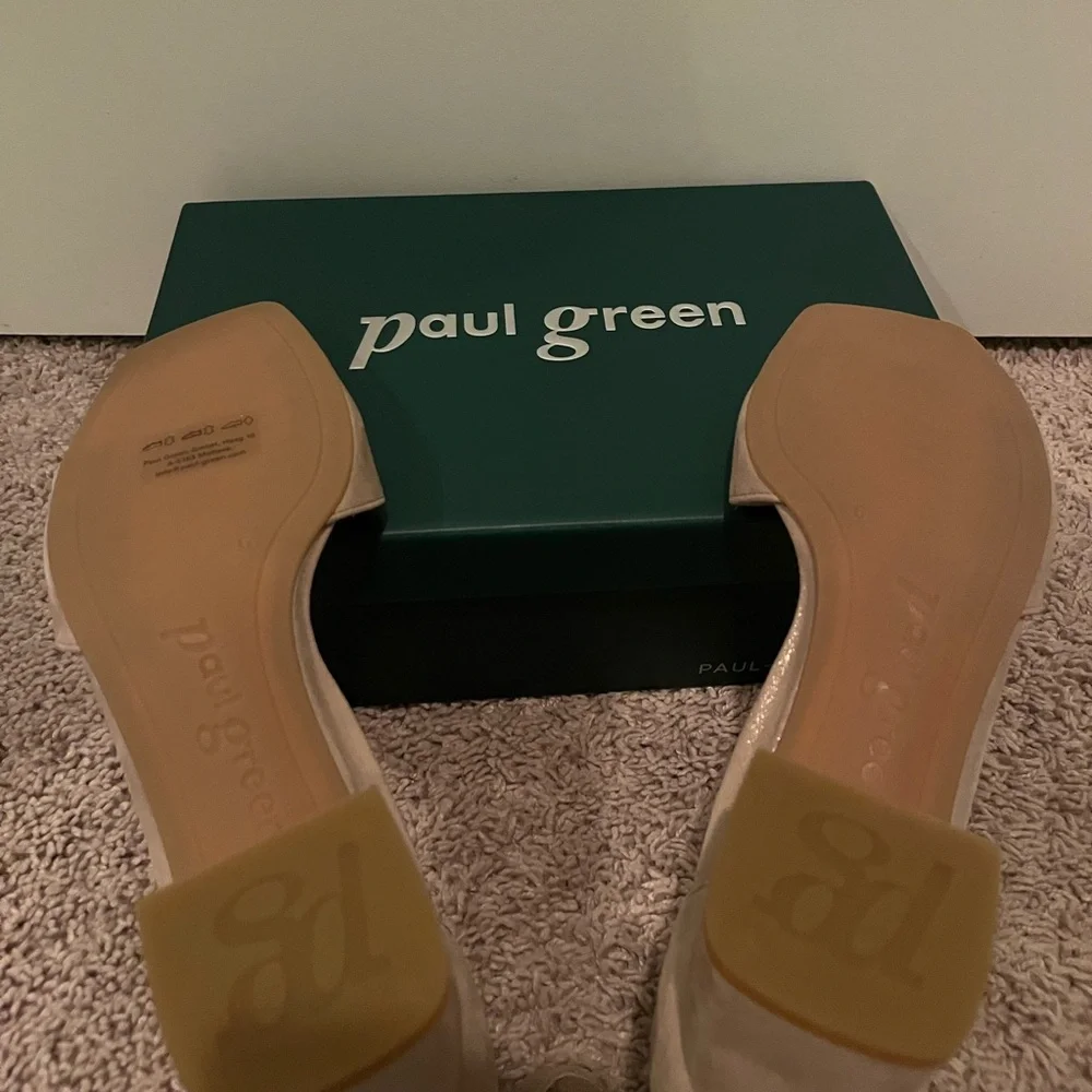 Paul Green “Barbie” Sandal – Metallic Suede – Size 8.5 – SOLD OUT – Brand New - Picture 8 of 11